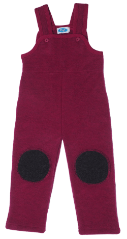 Reiff wolfleece tuinbroek bessenrood