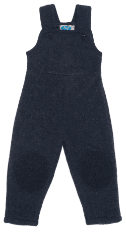 Reiff woolfleece dungarees anthracite