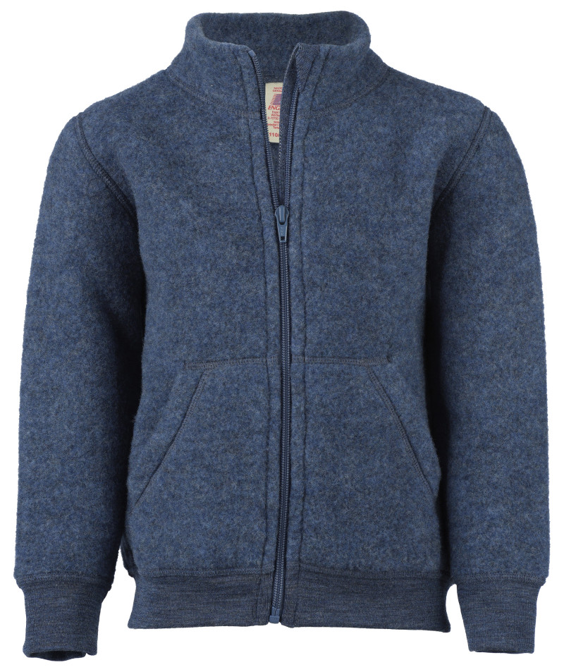 Engel Children's jacket with zipper, fleece