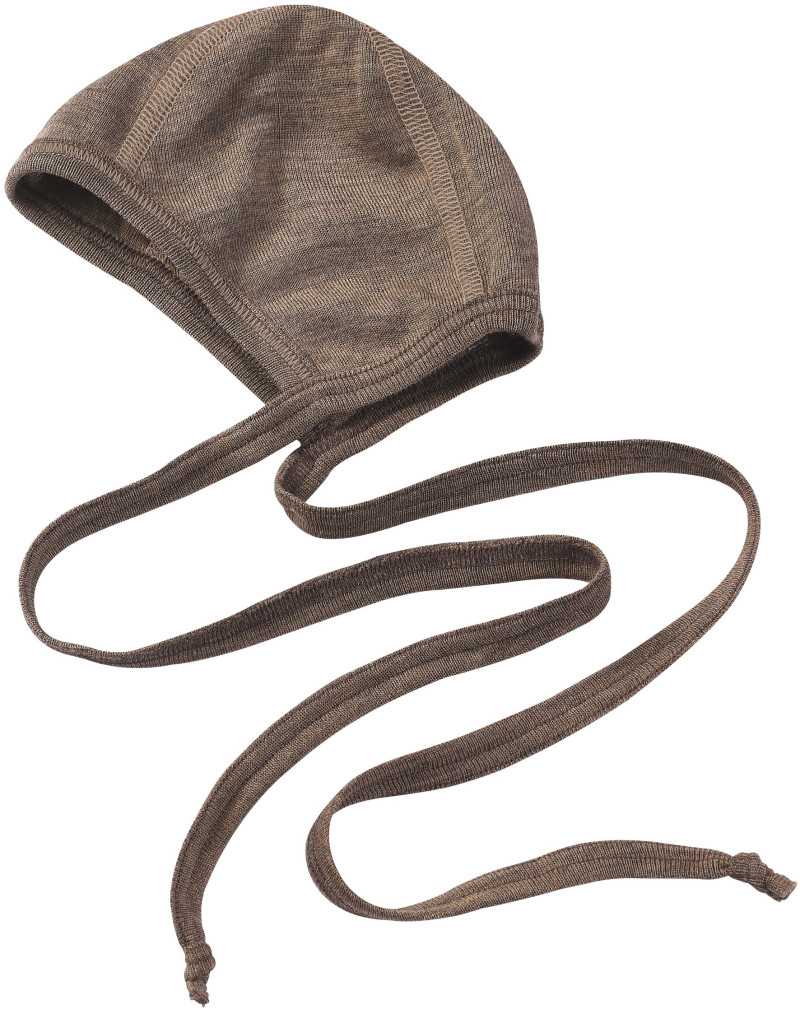 Engel wool silk bonnet natural