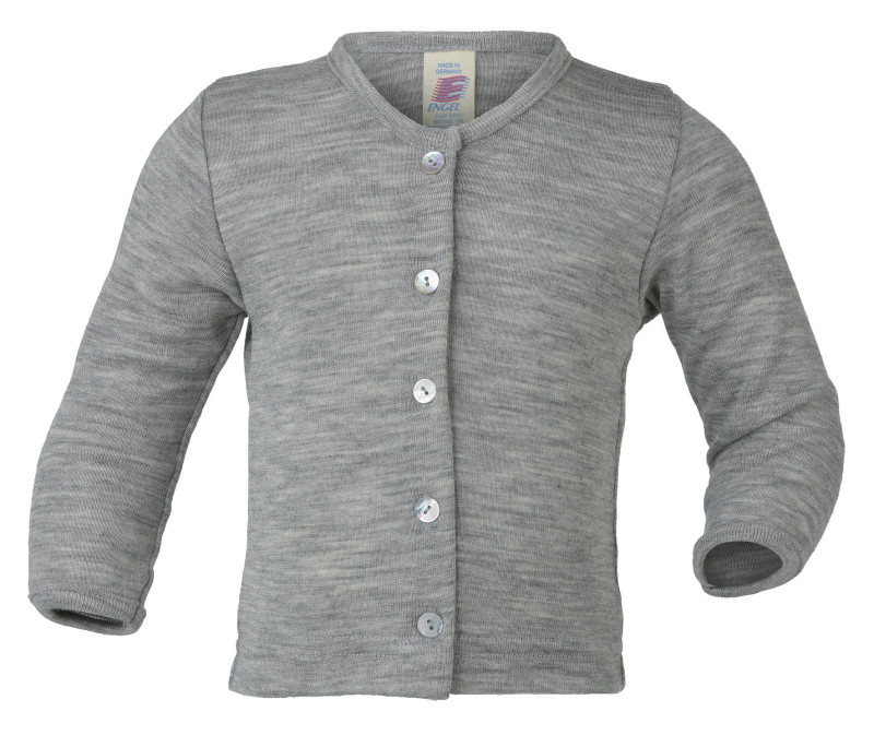 Engel wool silk cardigan light grey