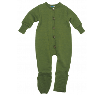 Reiff wool silk jumpsuit  green
