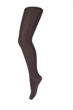 MP Denmark woolen tights  Hanna dark brown