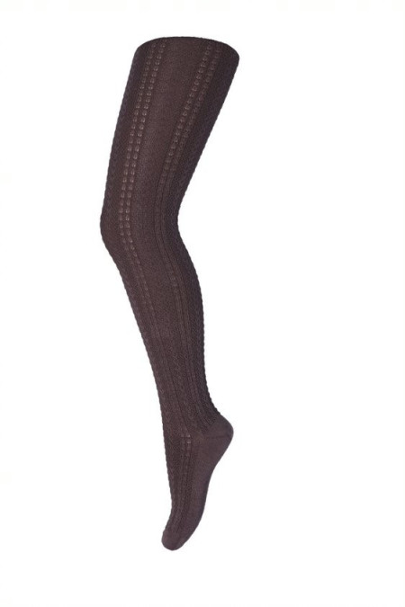 MP Denmark woolen tights  Hanna dark brown