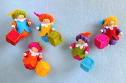 Vrolijke pietenhanger