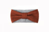 MP Denmark headband with bow  wool/cotton Rust