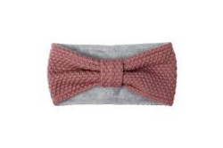 MP Denmark headband with bow  wool/cotton Rust