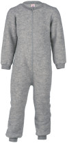 Engel woolfleece overall with zipper grey