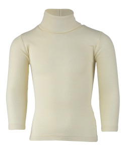 Engel wol zijde longsleeve met col navy