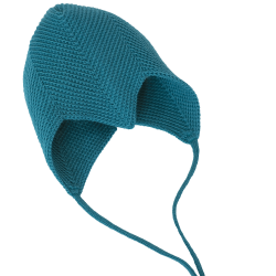 Reiff  wollen elfenmutsje caraibisch blauw