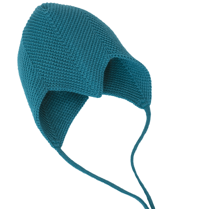 Reiff  wollen elfenmutsje caraibisch blauw