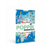 Poppik stickerposter flags of the world