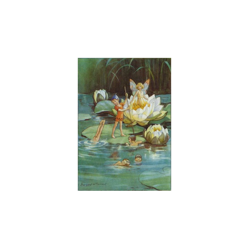 Postal card Spring flowery cloak (Magareth Tarrant)