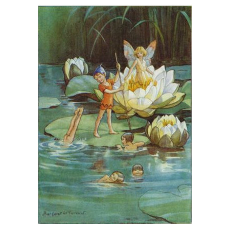 Postal card Spring flowery cloak (Magareth Tarrant)