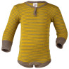 Engel wool silk body saffron/walnut