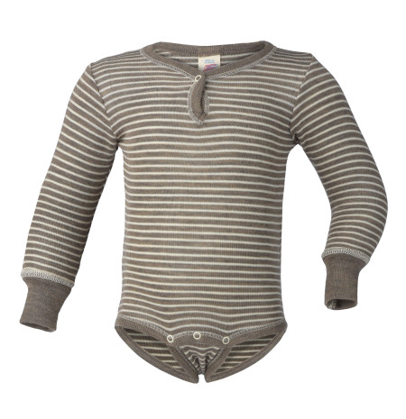 Engel wool silk body saffron/walnut