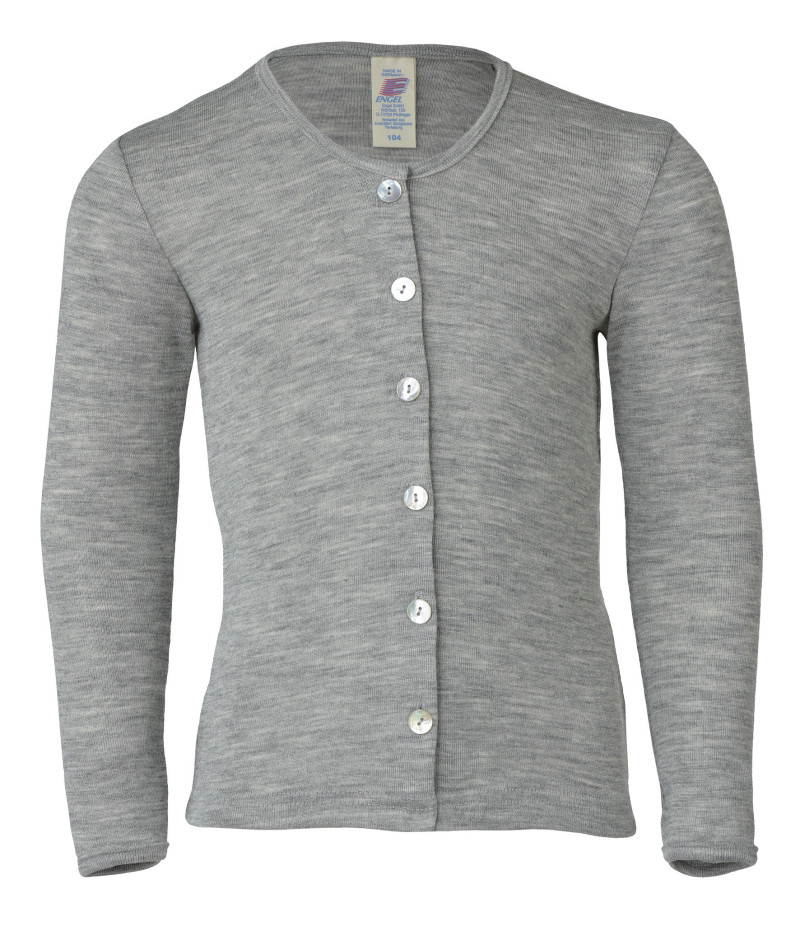 Engel wool silk cardigan Navy