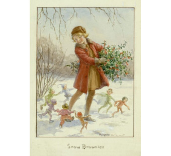 Postkaart Snow Brownies  (Magareth Tarrant) 264