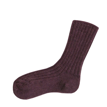 Joha woolen socks aubergine 90% wool