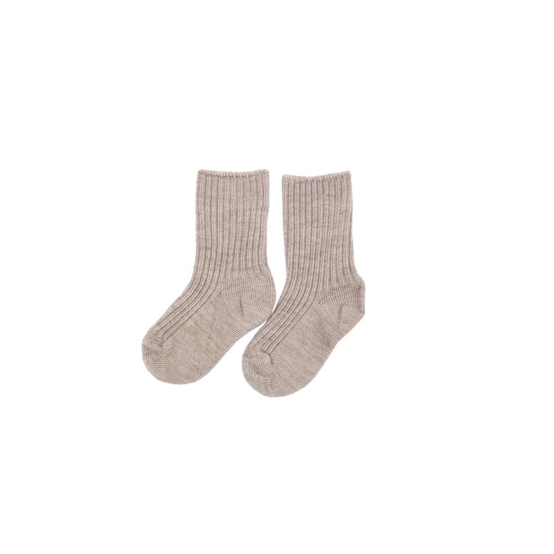 Joha sand melange woolen socks 90% wool