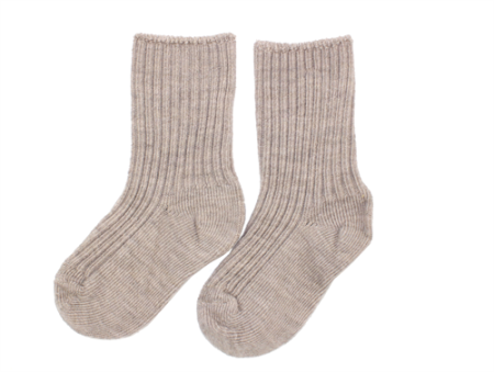 Joha sand melange woolen socks 90% wool