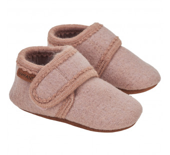 En-Fant woolen baby slippers old pink