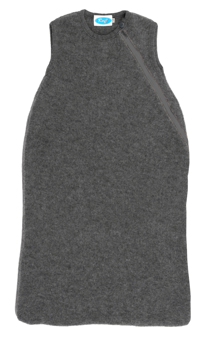 Reif merino woolfleece sleeveless sleeping bag grey