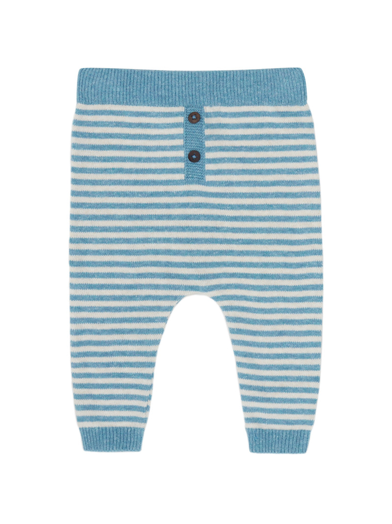 Puri organics pants cotton/linen Bristol Blue