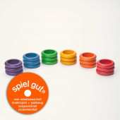 Grapat set of 18 rings in 6 basic colours (15-115)