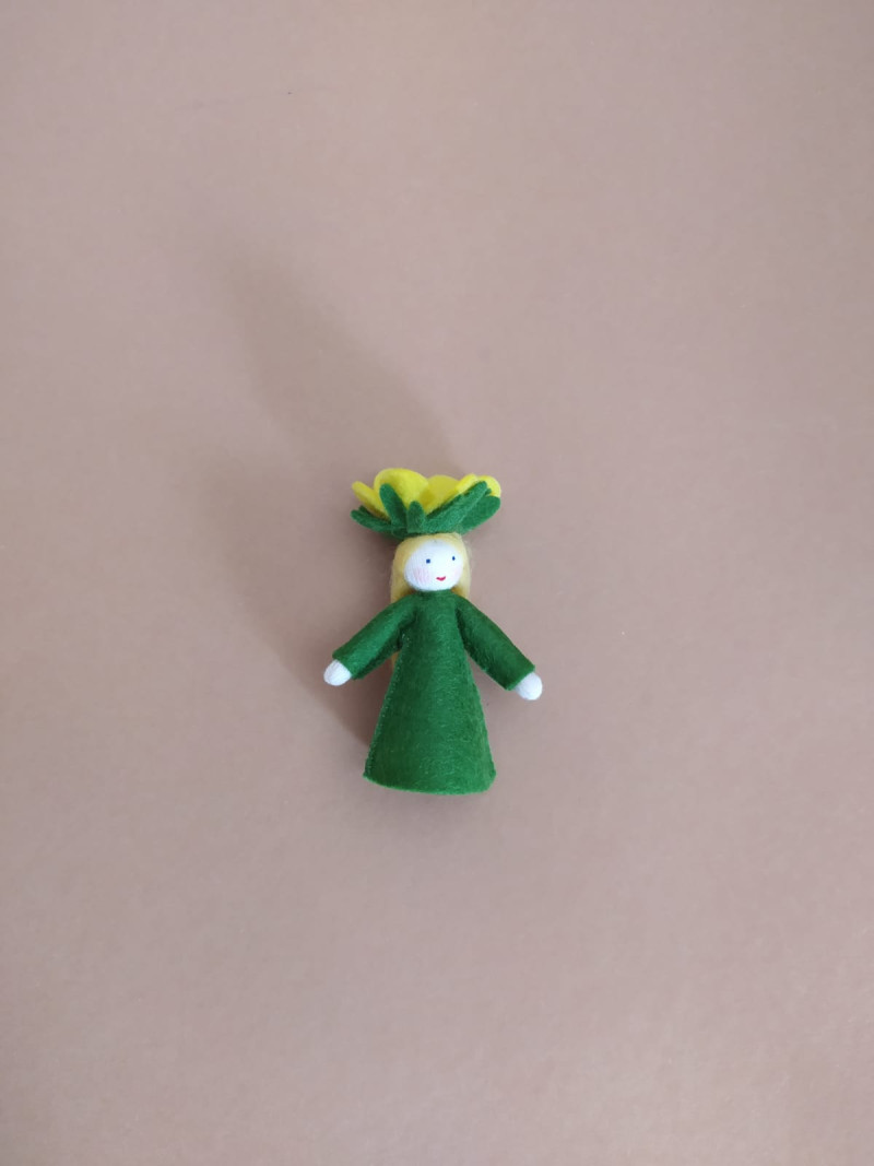 vilten poppetje boterbloem