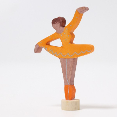 Grimms steker ballerina oranje  (3326)