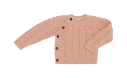 Puri organics cardigan cinnamon 80% cotton 20% wool