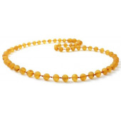 amber necklace honey coloured