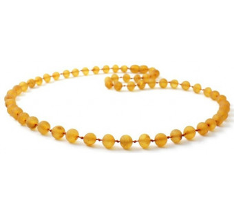 amber necklace honey coloured