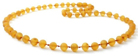 amber necklace honey coloured