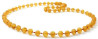 amber necklace honey coloured