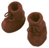Engel woolfleece booties Walnut