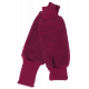 Reiff woolfleece leg warmers berry red