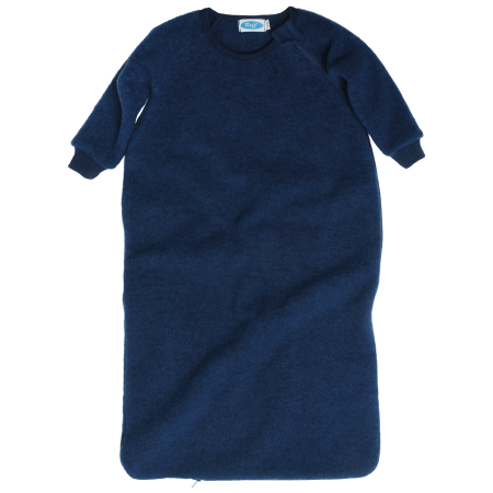 reiff slaapzak van Wolfleece met mouwen navy
