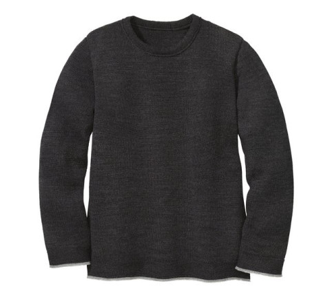 Disana woolen sweater anthracite