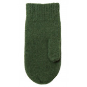 Joha woolen mittens dark green