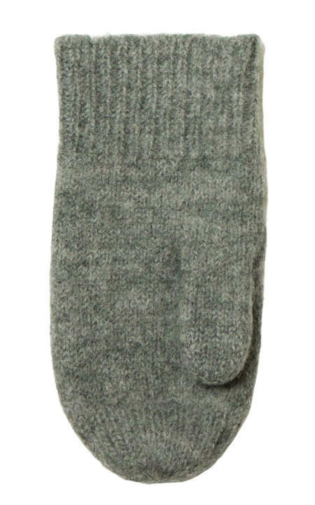 Joha woolen mittens dark green
