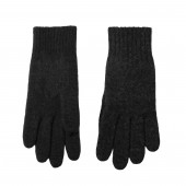 Joha woolen gloves black melange