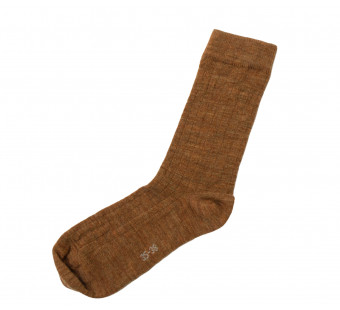 Joha thin woolen socks  copper