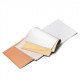 Japanese silk paper in 5 metallic colours