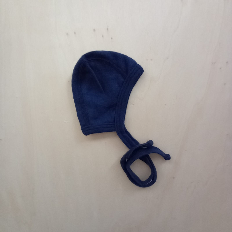 Lilano wool silk bonnet Navy