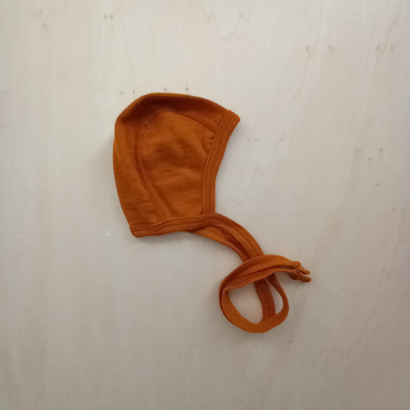 Lilano wool silk bonnet Curry