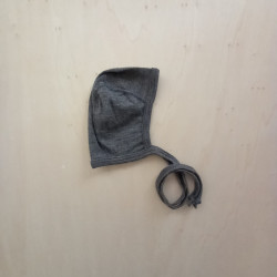 Lilano wool silk bonnet grey
