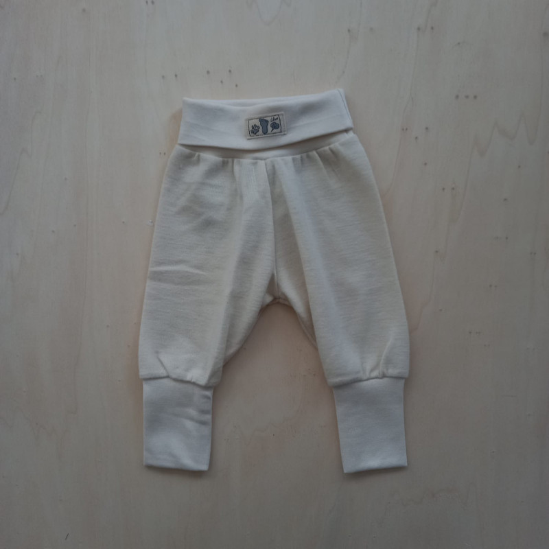 Lilano wool silk pants  Natural