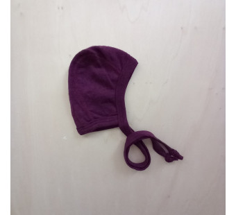 Lilano wool silk bonnet Purple